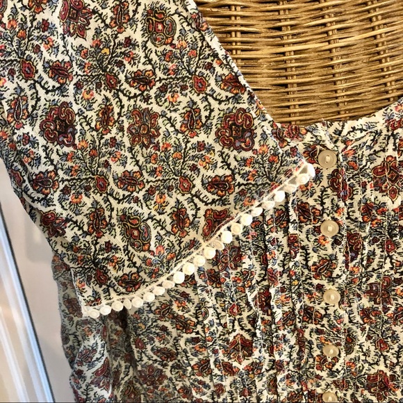 Denim & Supply Ralph Lauren light Boho Top , Sz M - Picture 8 of 9